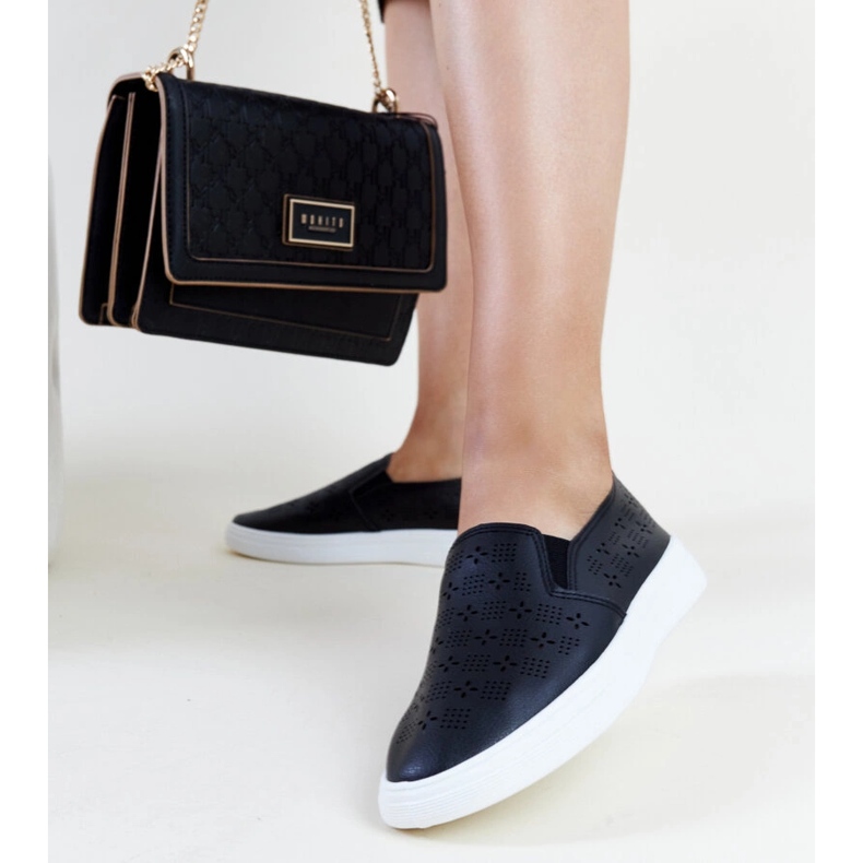 Sorte Hilal slip-on sneakers 2
