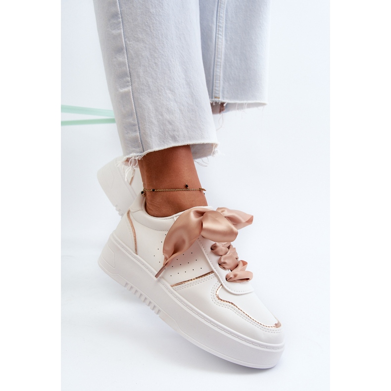 Platform sneakers til kvinder Hvid Tessama 1