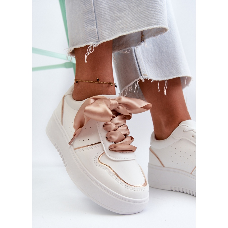Platform sneakers til kvinder Hvid Tessama 2