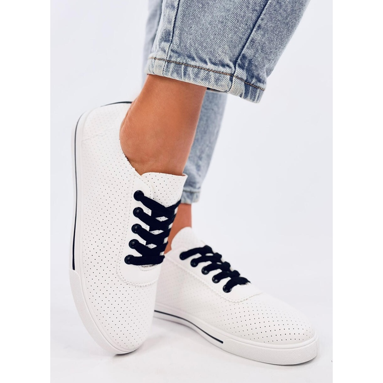 Dyrere sorte sneakers til kvinder hvid 2