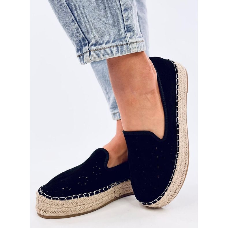 Rigois Sorte gennembrudte espadriller 2