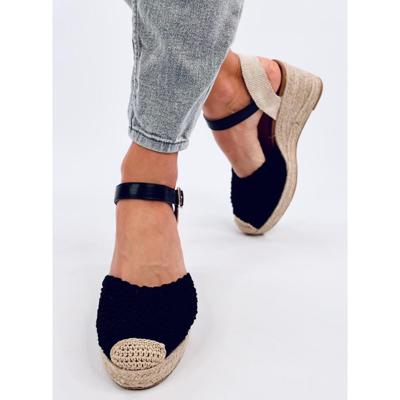 Morelli sorte espadrillesandaler 1