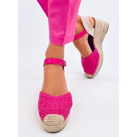 Morelli Fuchsia espadrillesandaler med kile lyserød 1