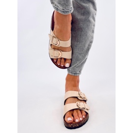 Scholki Byrd Beige kork hjemmesko 1