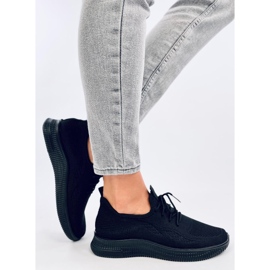 Brisson Allblack sock sportssko sort 2