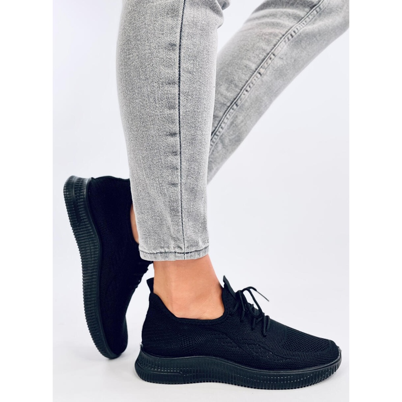 Brisson Allblack sock sportssko sort 2
