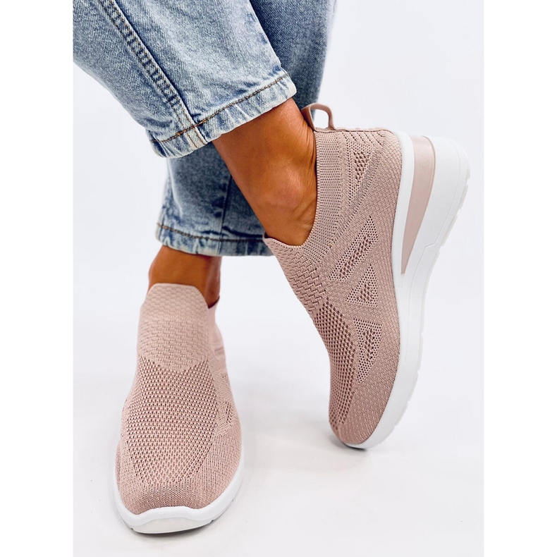 Bayol Pink sok wedge sneakers lyserød 1