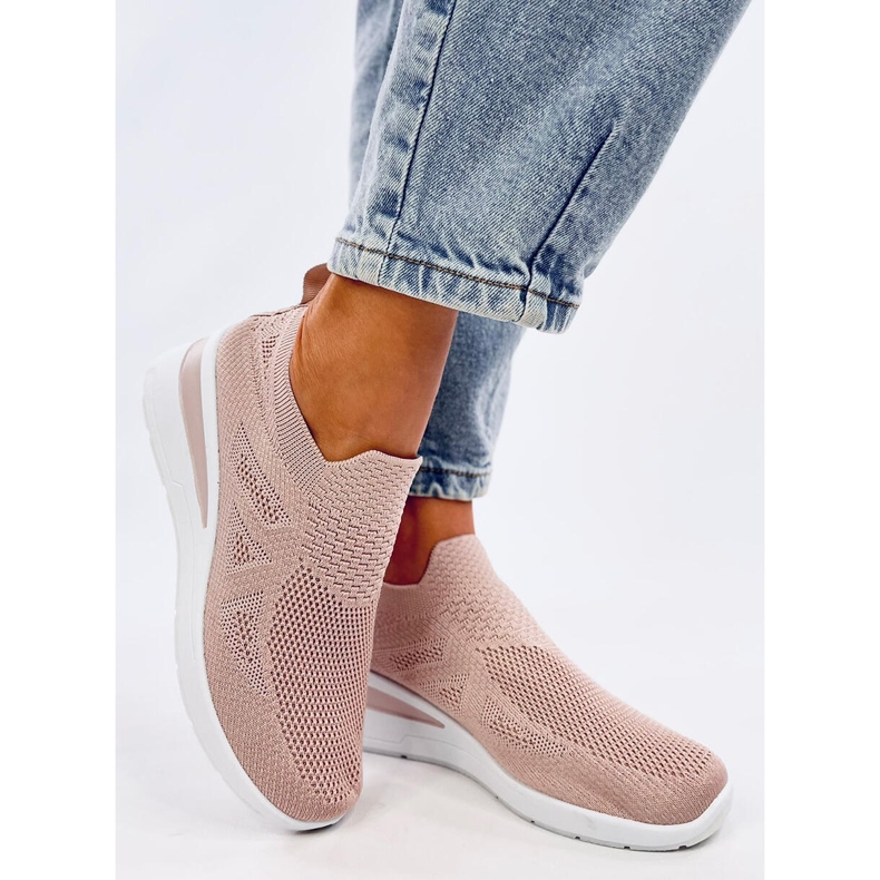 Bayol Pink sok wedge sneakers lyserød 2