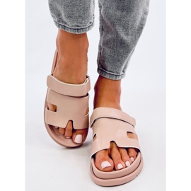 Tawny Beige dametøfler 1