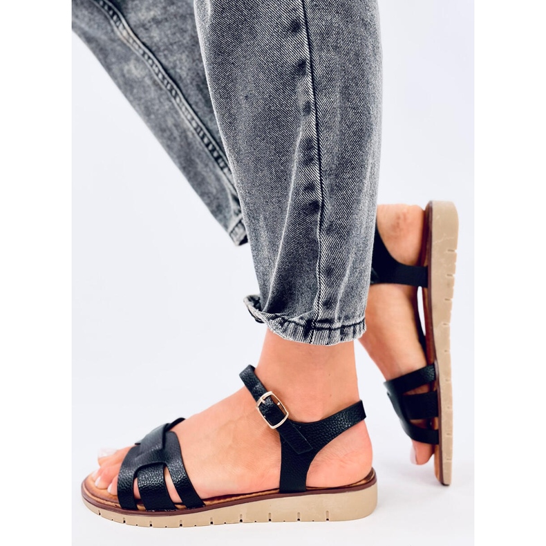Capilla Black damesandaler sort 2