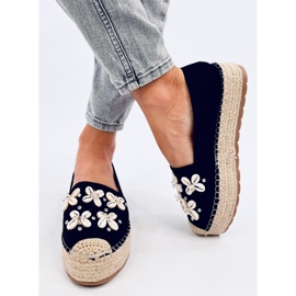 Elif Sorte espadriller med skaller 2