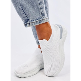 Fourny White sock sportssko hvid 2