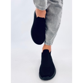 Fourny Allblack sock sportssko sort 1