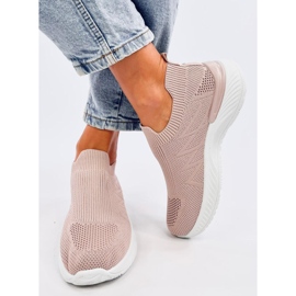 Fourny Pink sock sportssko lyserød 1