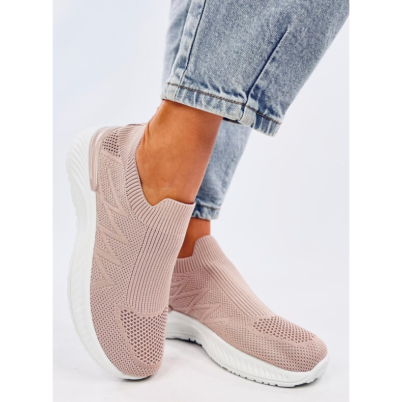 Fourny Pink sock sportssko lyserød 2
