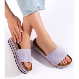 Lilla dame-platformsflip-flops 2