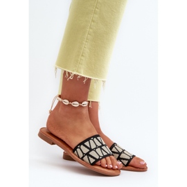Flade flip flops til kvinder, sort Traivea 2