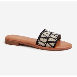 Flade flip flops til kvinder, sort Traivea 1