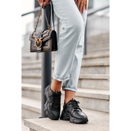 News Chunky Dame Sportssko Sneakers Sort Toderus 2