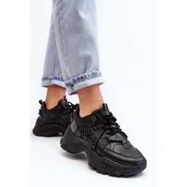 News Chunky Dame Sportssko Sneakers Sort Toderus 1