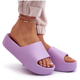 Kvinders tykke sål Lilla Oreithano flip-flops violet 7