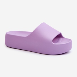 Kvinders tykke sål Lilla Oreithano flip-flops violet 1