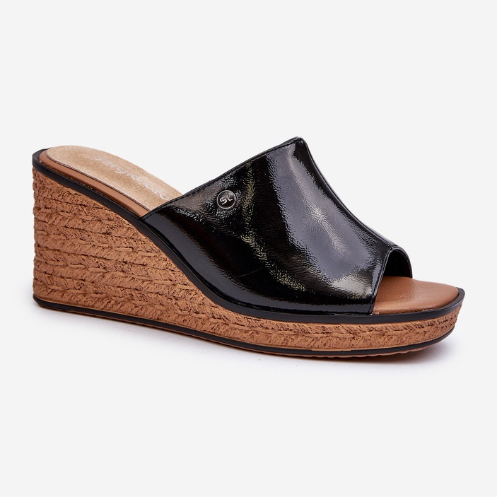 Dame-patentkile-flip-flops Sergio Leone KL213 Sort 1