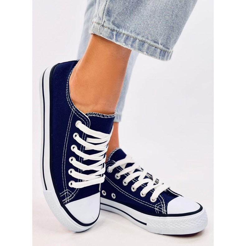 Basic D.BLUE klassiske sneakers til kvinder blå 1