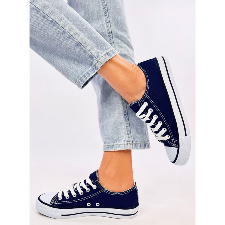 Basic D.BLUE klassiske sneakers til kvinder blå 2