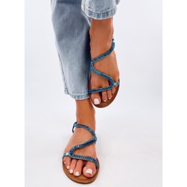 Adani blå krystal sandaler 2