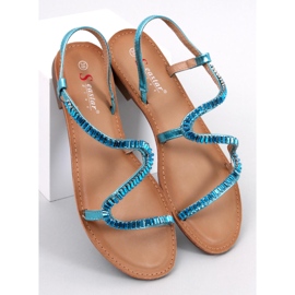 Adani blå krystal sandaler 1
