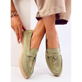 Ruskind loafers fra Ottavia Green grøn 2