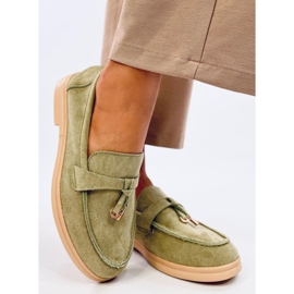 Ruskind loafers fra Ottavia Green grøn 5