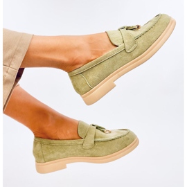 Ruskind loafers fra Ottavia Green grøn 3