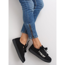 Sneakers Med Perler Sort H99-11 Sort 1