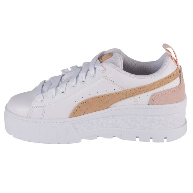 Puma Mayze Wedge Pastel sko 388566 02 hvid 1