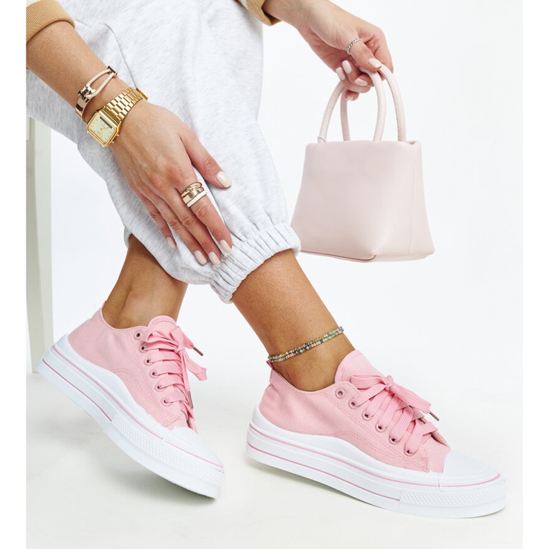 Pink Anbarin platform sneakers lyserød 1