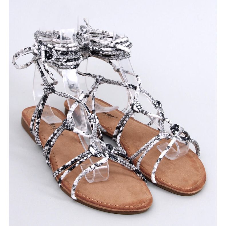 Morin Serpentine gladiatorsandaler grå 1
