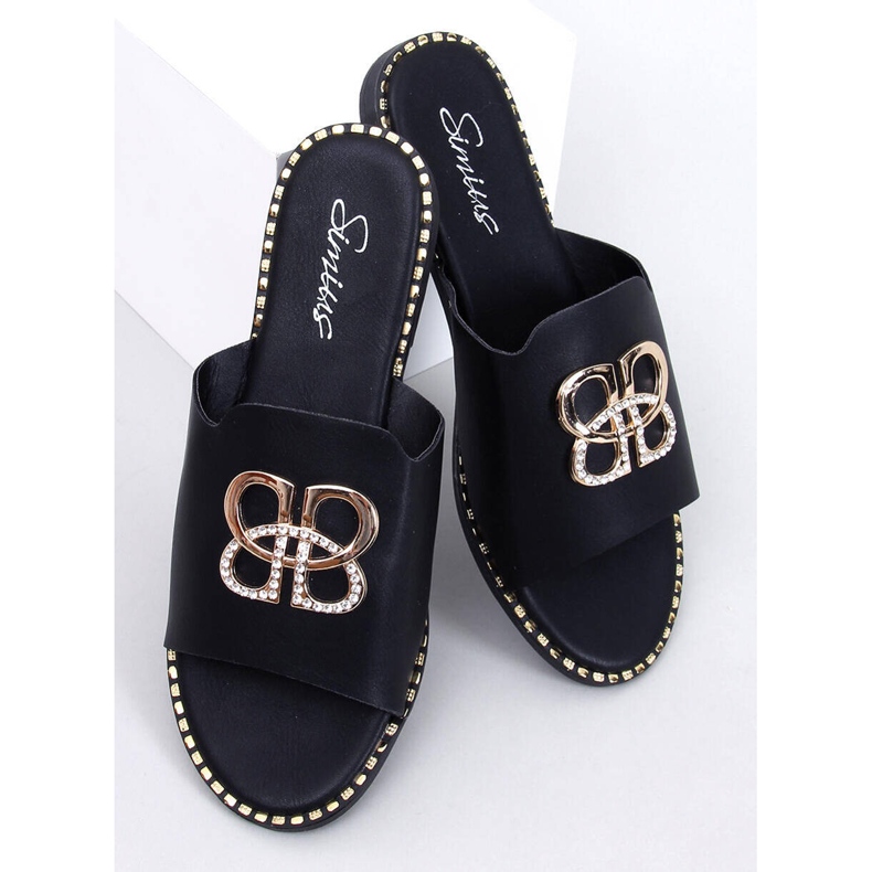 Lafite sorte flip-flops til kvinder 1