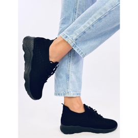 Tutto Allblack sock sportssko sort 2