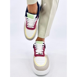 Adames Grey farverige sneakers hvid 1