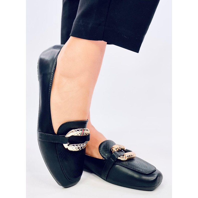 Saimon Black loafers til kvinder sort 2