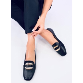 Saimon Black loafers til kvinder sort 3