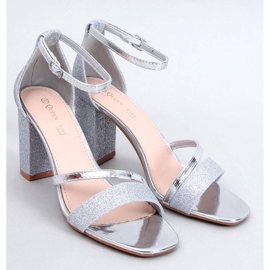 Paolis Silver formelle højhælede sandaler sølv 1