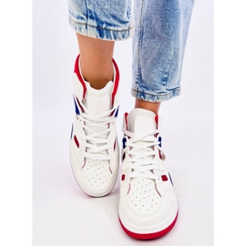 Pall White Red high-top sneakers hvid 2