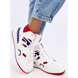 Pall White Red high-top sneakers hvid 3