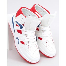 Pall White Red high-top sneakers hvid 1