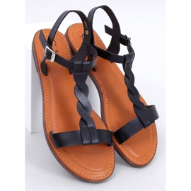Pourta Black damesandaler sort 1