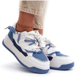 Platform sneakers til kvinder Blå Moariella 8
