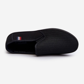 Openwork sneakers til mænd Sneakers Sort Koboru 1